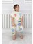 Erkek Çocuk Oyun Blokları Desenli Yazlık Pijama Takımı %100 Pamuk Süprem Penye 3-13 Yaş 4