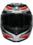 K3 E2206 Space Matt White Red Fluo Kapalı Kask 2
