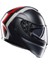 Streetmodular Resı Matt Grey Silver Red Çene Açılır Kask 2
