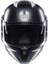 Streetmodular Resı Matt Grey Silver Red Çene Açılır Kask 3