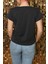 Kadın V Yaka Penye T Shirt 3