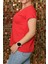 Kadın V Yaka Penye T Shirt 4