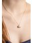 Diamond Collection 14 K Sarı Altın 0,11 Karat Pırlanta Doğal Inci Kolye 2