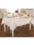 26 Parça Masa Örtüsü Seti Bahar Krem 1