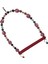 Boncuklu ve Tünekli Kuş Salıncağı 10 Cm-14 cm Bordo 4