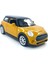 Mini Cooper New Mini Hatch 1/38 11 cm Ölçek Diecast Metal Model Çek Bırak Araba Sarı 1