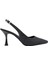 Christine | Taşlı Arkası Açık Stiletto - Christine - Siyah - 40 1