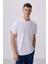 Beyaz Erkek Basic Kısa Kol Standart Kalıp O Yaka T-Shirt 87911 2