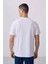 Beyaz Erkek Basic Kısa Kol Standart Kalıp O Yaka T-Shirt 87911 3