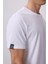 Beyaz Erkek Basic Kısa Kol Standart Kalıp O Yaka T-Shirt 87911 5