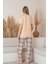 Dreamy Milan Kısa Kollu Ekose Kareli Düğmeli Gömlek Pijama Takımı 3