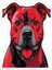 9x9 cm Pitbull Sticker Araba Motor Laptop Kask Sticker 1