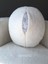 Premium Toscana Peluş Top Yastık Beyaz Top Kirlent Gizli Fermuarlı 2