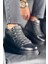 Deridün Yıldız Shoes CH258 CST Roma Deri Erkek Bot SIYAH 3