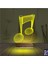 Kirppi 3D Lamba Müzik Nota Müzisyen Kişiye Özel Masa Gece Lambası 5