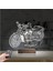 Kirppi 3D Lamba Motorsiklet Harley Motor V4 Kişiye Özel Masa Gece Lambası 2