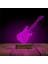Kirppi 3D Lamba Elktro Gitar Müzisyen Hediye Kişiye Özel Masa Gece Lambası 5