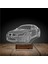 Kirppi 3D Lamba Spor Araba Bmw Tasarım Kişiye Özel Masa Gece Lambası 2