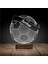 Kirppi 3D Lamba Futbolcu Hediye Futbol Top Kişiye Özel Masa Gece Lambası 2