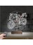 Kirppi 3D Saat Lamba Motor Motorsiklet Motorcu Hediye Kişiye Özel Masa Gece Lambası 2
