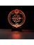 Kirppi 3D Lamba Astroloji Yay Burcu Kişiye Özel Masa Gece Lambası 3