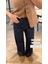 Beli Bağcıklı Denim Kadın Pantolon 3
