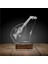 Kirppi 3D Lamba Ud Udi Müzik Nota Kişiye Özel Masa Gece Lambası 2
