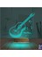 Kirppi 3D Lamba Klasik Gitar Müzik Nota V2 Kişiye Özel Masa Gece Lambası 3