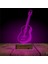 Kirppi 3D Lamba Klasik Gitar Müzisyen Hediye Kişiye Özel Masa Gece Lambası 5