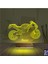 Kirppi 3D Lamba Motorsiklet Yarış Motoru V3 Kişiye Özel Masa Gece Lambası 5