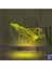 Kirppi 3D Lamba Uçak F16 Pilot V1 Kişiye Özel Masa Gece Lambası 5
