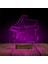Kirppi 3D Lamba Piyano Müzik Piyanist Kişiye Özel Masa Gece Lambası-1 5