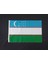 Özbekistan Bayrağı Baskılı Saten Bayrak 1