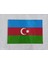 Azerbaycan Bayrağı Baskılı Saten Bayrak 1