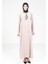 Fularlı Bej Elbise 9295 1