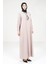 Fularlı Bej Elbise 9295 2