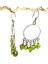 Peridot Taşlı 925 Ayar Gümüş Tasarım Küpe 3