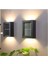 Solar 4 Ledli 11CM Duvar Aydınlatması Su Geçirmez Gün Işığı Bahçe Balkon Ev-Ofis Güneş Enerjili LED 2