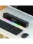 Metrashop DS103 Rgb Bluetooth Stereo Radyo 75DB + Saat/alarm Aux, Flash Bellek, Sd Kart 3D Surround Ses Oyun, Ev, Ofis, Sinema Seyahat 10W Kompakt 41,5 x 7 x 6 cm Soundbar Işıklı Speaker Siyah 3