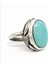 Turkuaz Taşlı Gümüş Yüzük 1