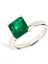 Sky Diamond Green Creative Rubies 925 Ayar Gümüş Tek Taş Yüzük 1