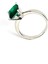 Sky Diamond Green Creative Rubies 925 Ayar Gümüş Tek Taş Yüzük 3