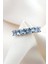 Sky Diamond Blue Creative Sapphire 925 Ayar Gümüş Sıra Taş Yüzük 3