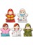 5 Parça Meslekler El Kukla Set , Eğitici Oyuncak 2