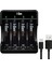 G411 4'lü Pil Şarj Aleti + 4 Adet Aaa Pro 1100 Mah Şarjlı Ince Kalem Pilli Set 1