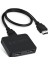 HDMI Dagitici 4K 60Hz Çift Yönlü HDMI Çogalticı 2in1 Çift Yönlü HDMI Switch Adaptörü 3