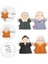 4 Parça Aile Büyükleri El Kukla Set , Eğitici Oyuncak 3