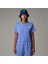 W Sımple Dome Cropped Relaxed Tee Kadin Mavi Tshirt NF0A87U40YI1 1