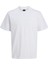 Jack Jones Jcorecharge Mold Tee Ss Crew Neck Ln Erkek Beyaz Tshirt 12273070-01 1
