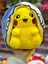 Luxury Pokemon Pikachu Peluş Fermuarlı Kostümlü Oyuncak 1 Adet 1